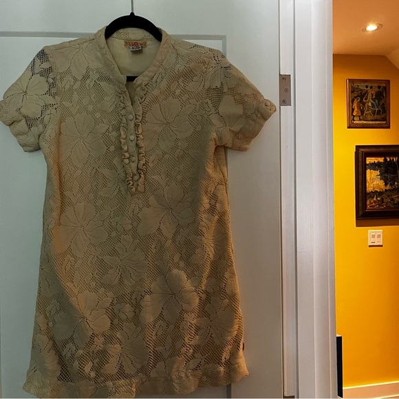 Vintage 90s Y2k Billabong Lace Floral Dress - Picture 3 of 9